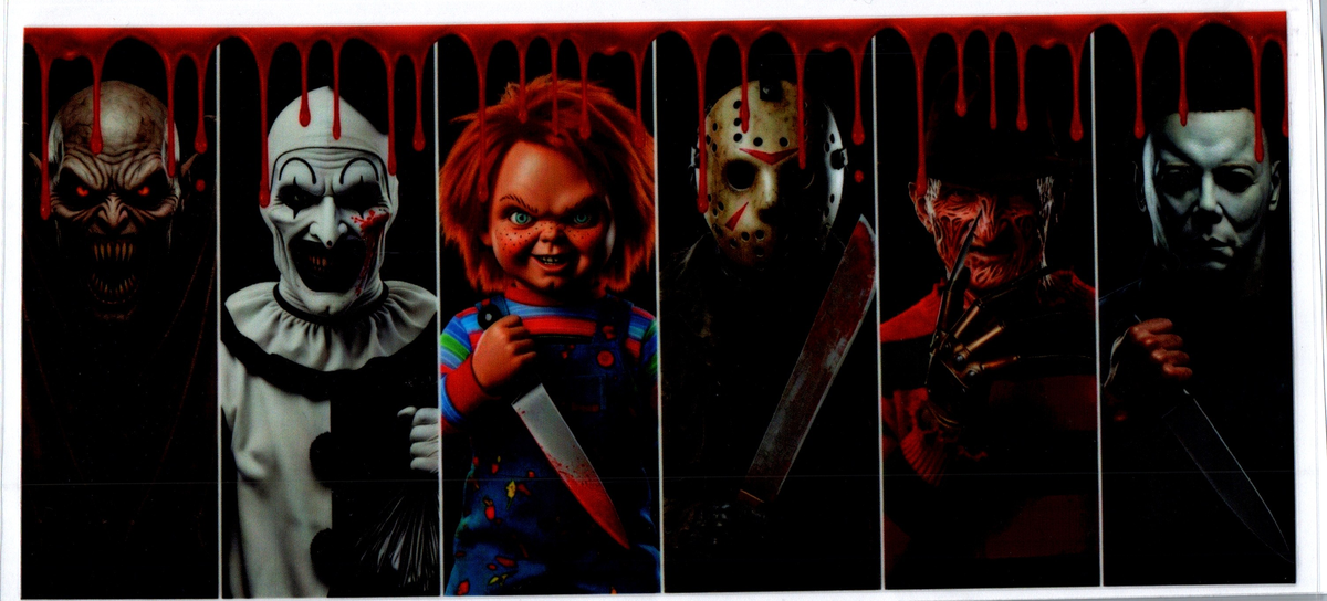 horror guys with blood drip top Horror 72