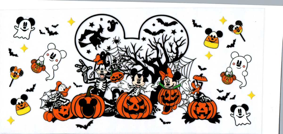 16oz Mousey friends in pumpkins Halloween 72