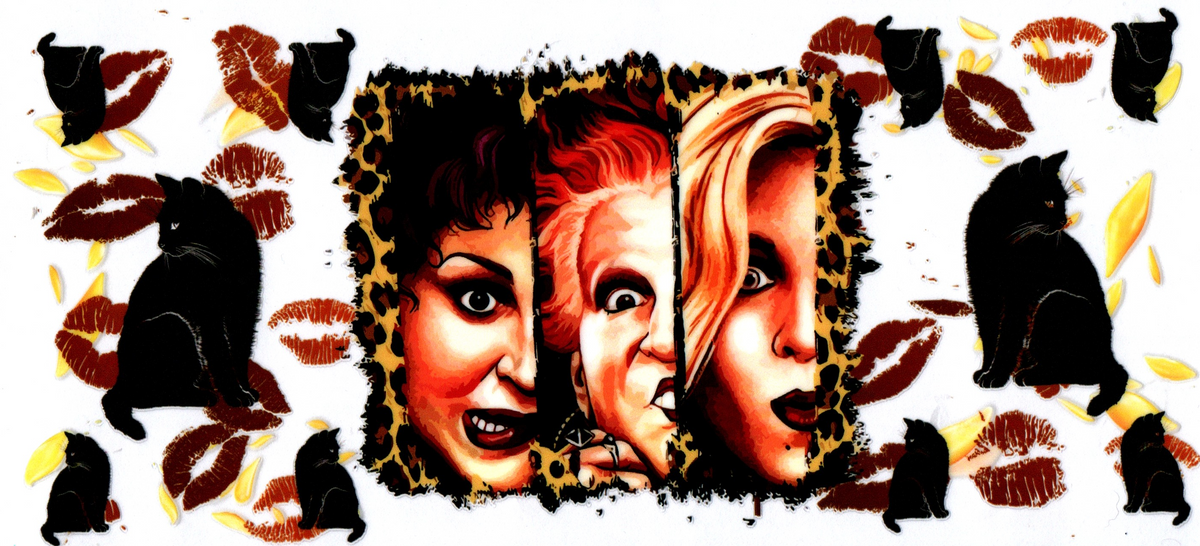 16oz Hocus Pocus faces Halloween 7