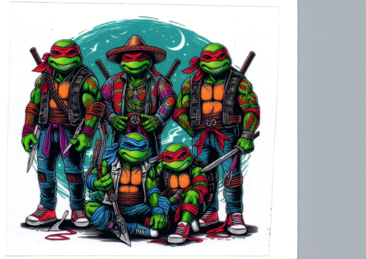 rafael turtles DECALS 73