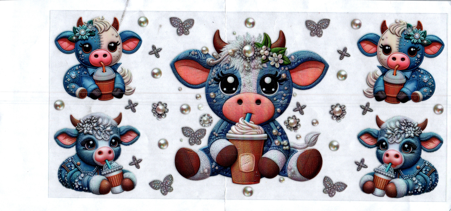 16 oz Cow 2 w/drink Animals 7