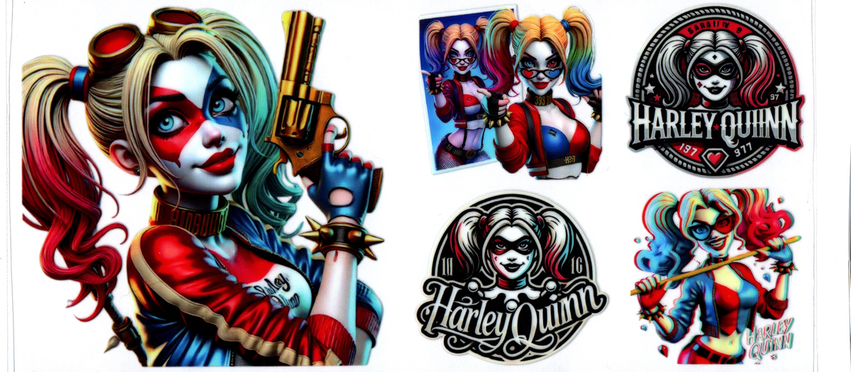 Movie -Harley Quinn 75- 16oz wrap