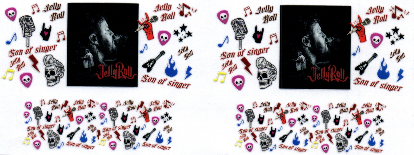 Jelly Roll 6 Key Chain Wrap Double 76 MISSPELLED!!!!!!