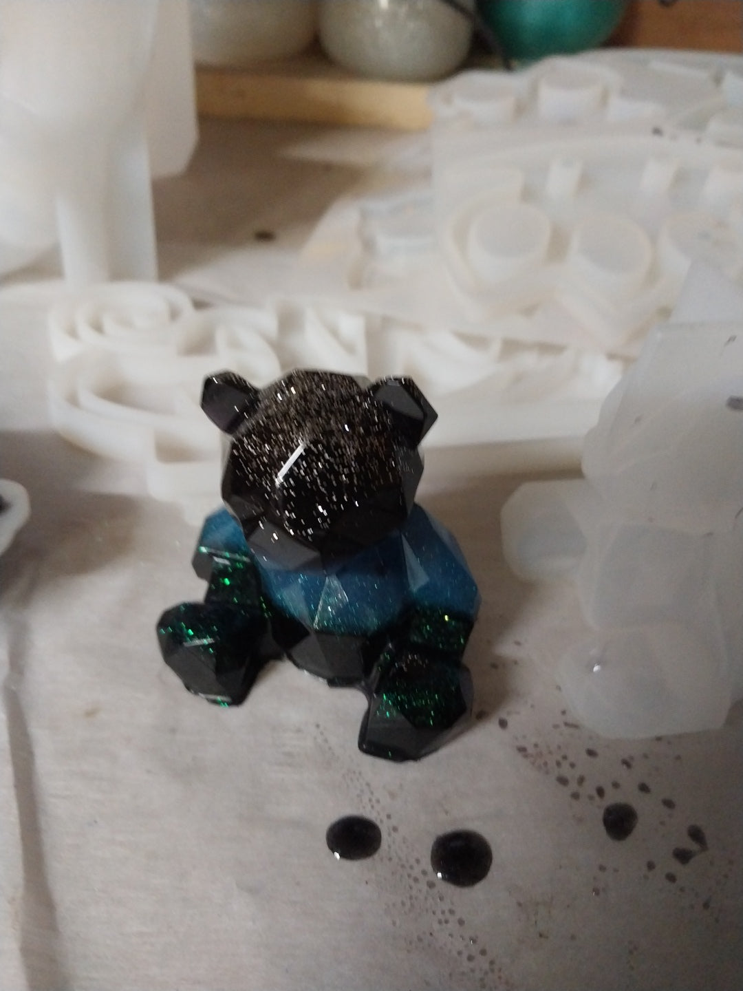 Small 3D Resin Bear