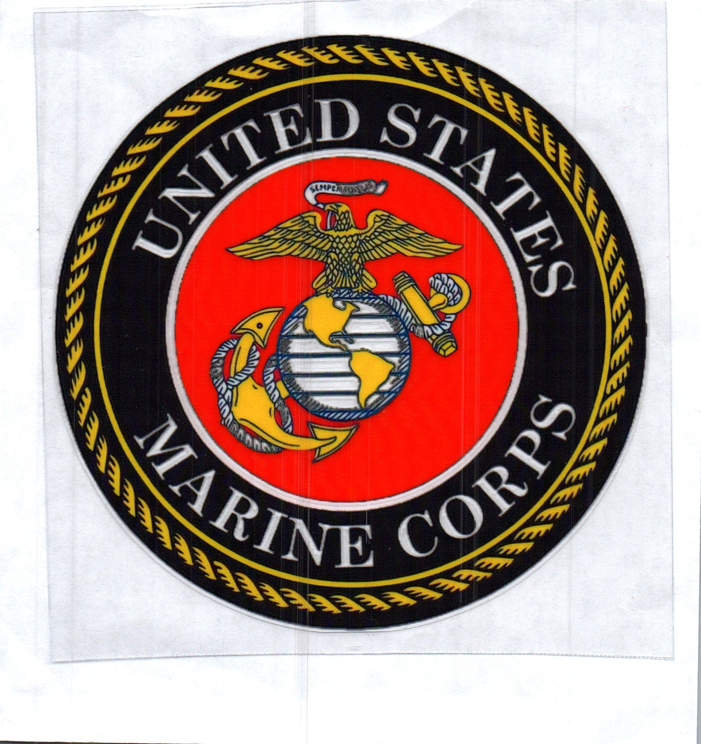 Marine Corps Black Decal