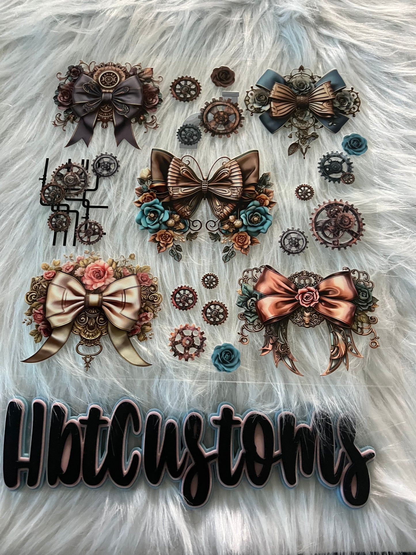 Steampunk Bows Element 10 x 10