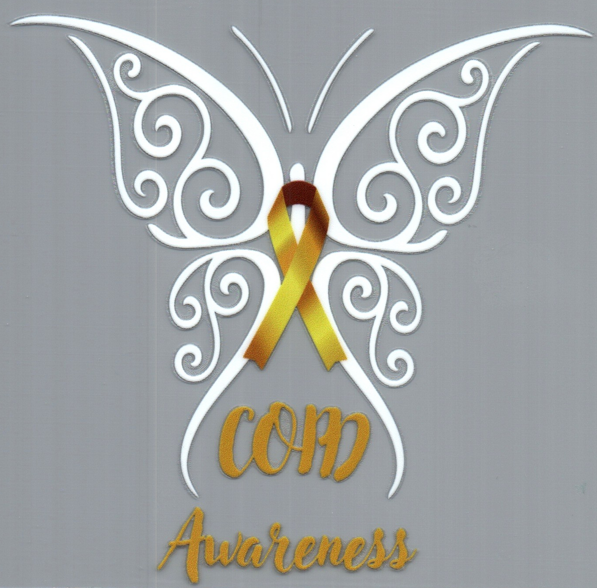 COPD Awareness Single Decal 78