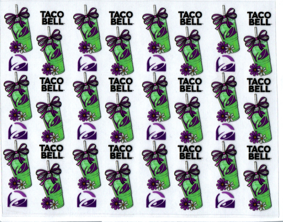 taco bell green pen wraps 80