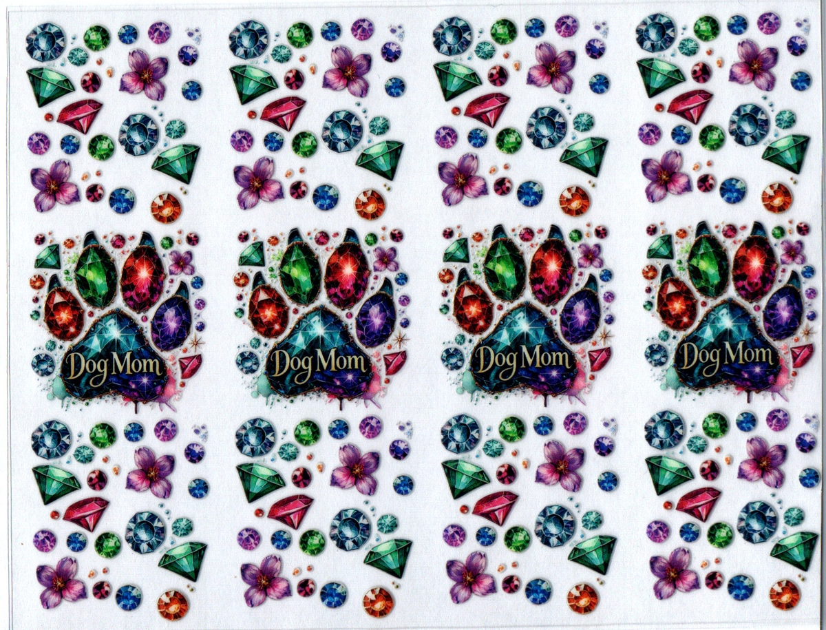 dog mom bejeweled pen wraps 81