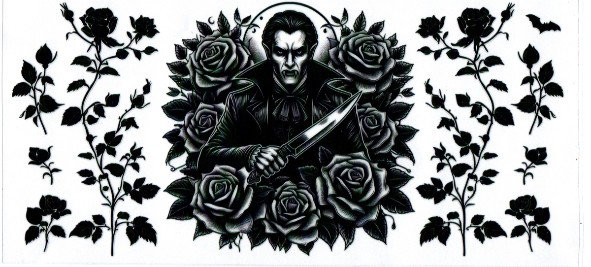 Movie -Dracula B/W 81- 16oz wrap