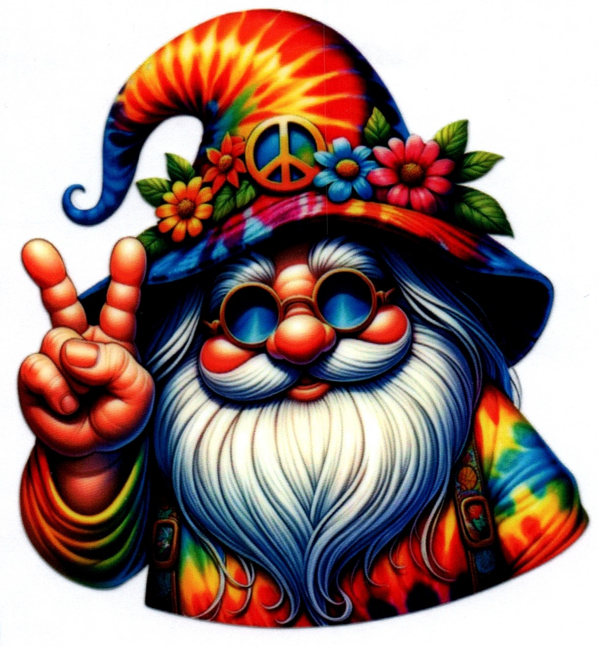 Hippie Gnome 1 Misc. Single Decal 81