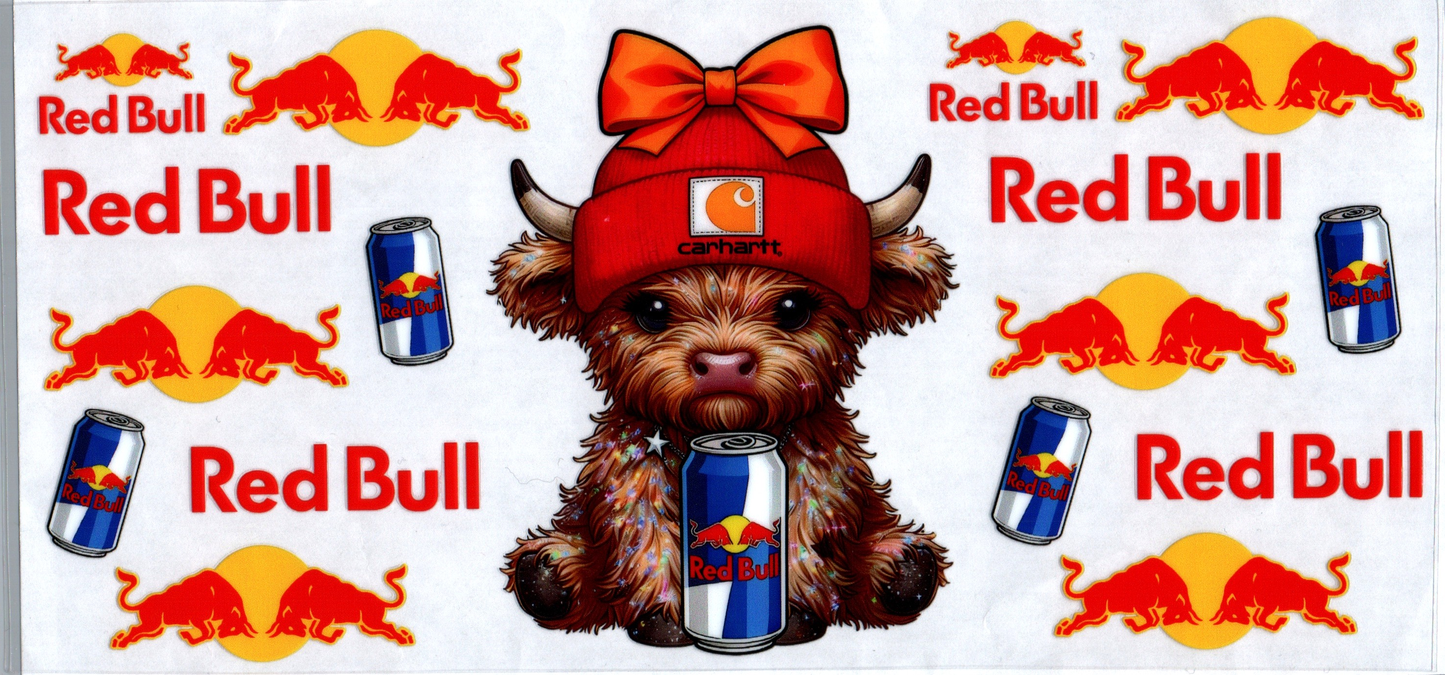 16 oz Rd Bull Chartt with Bow Cow #83