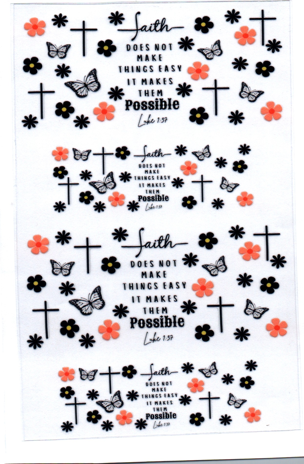 Faith Key Chain Wrap Double 83