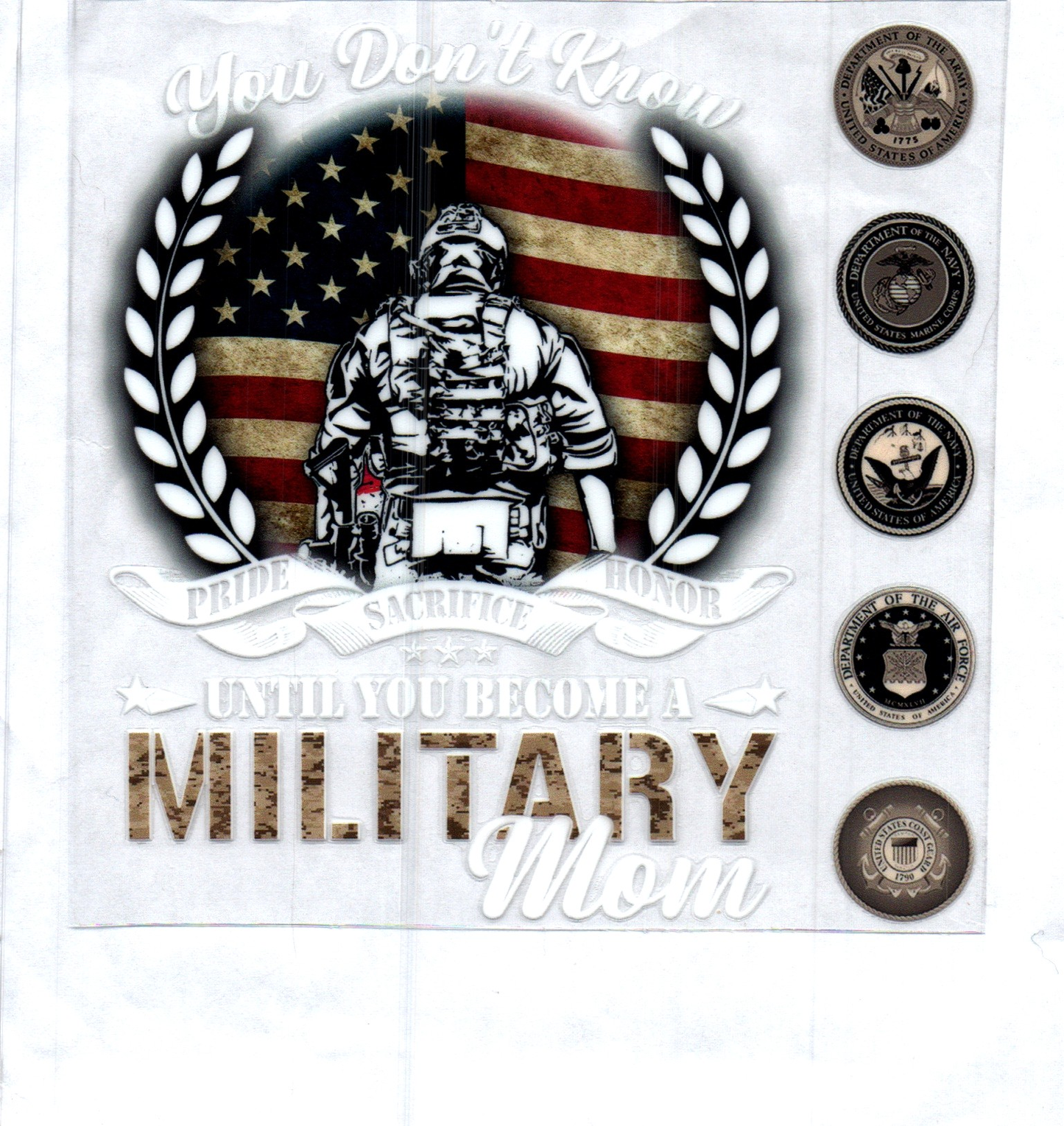 Military Mom Decal