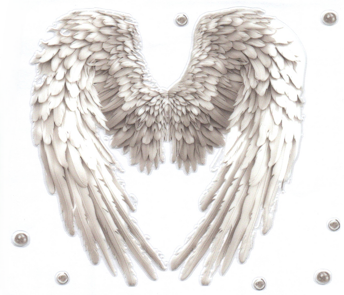 white wings Single Decal 8