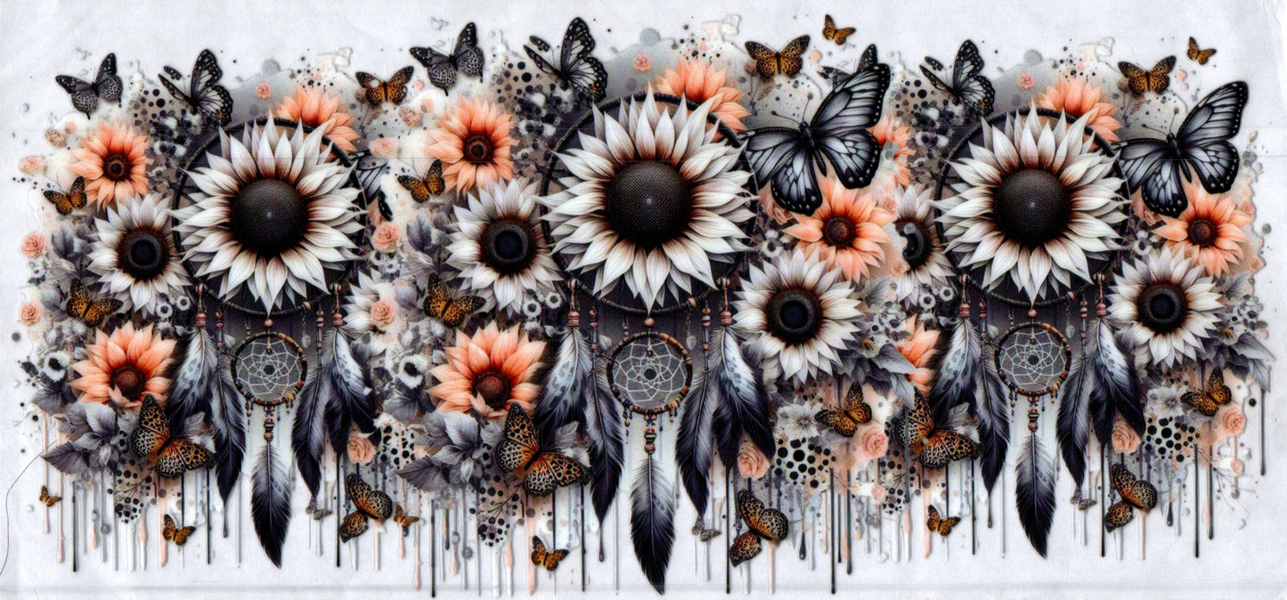 16oz Dream Catchers & White Sunflowers 84