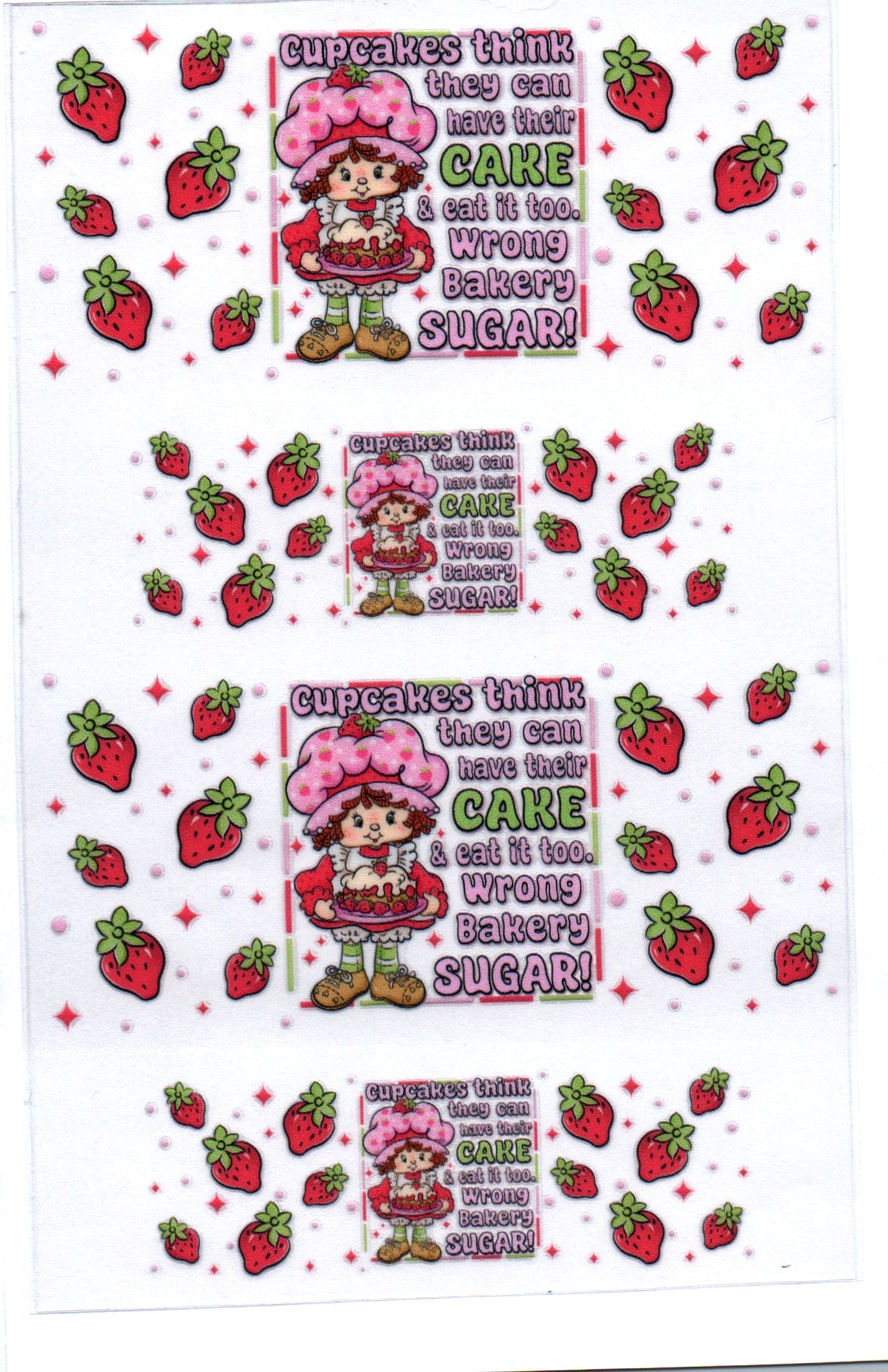 Shortcake Strawberry Key Chain Wrap Double 84