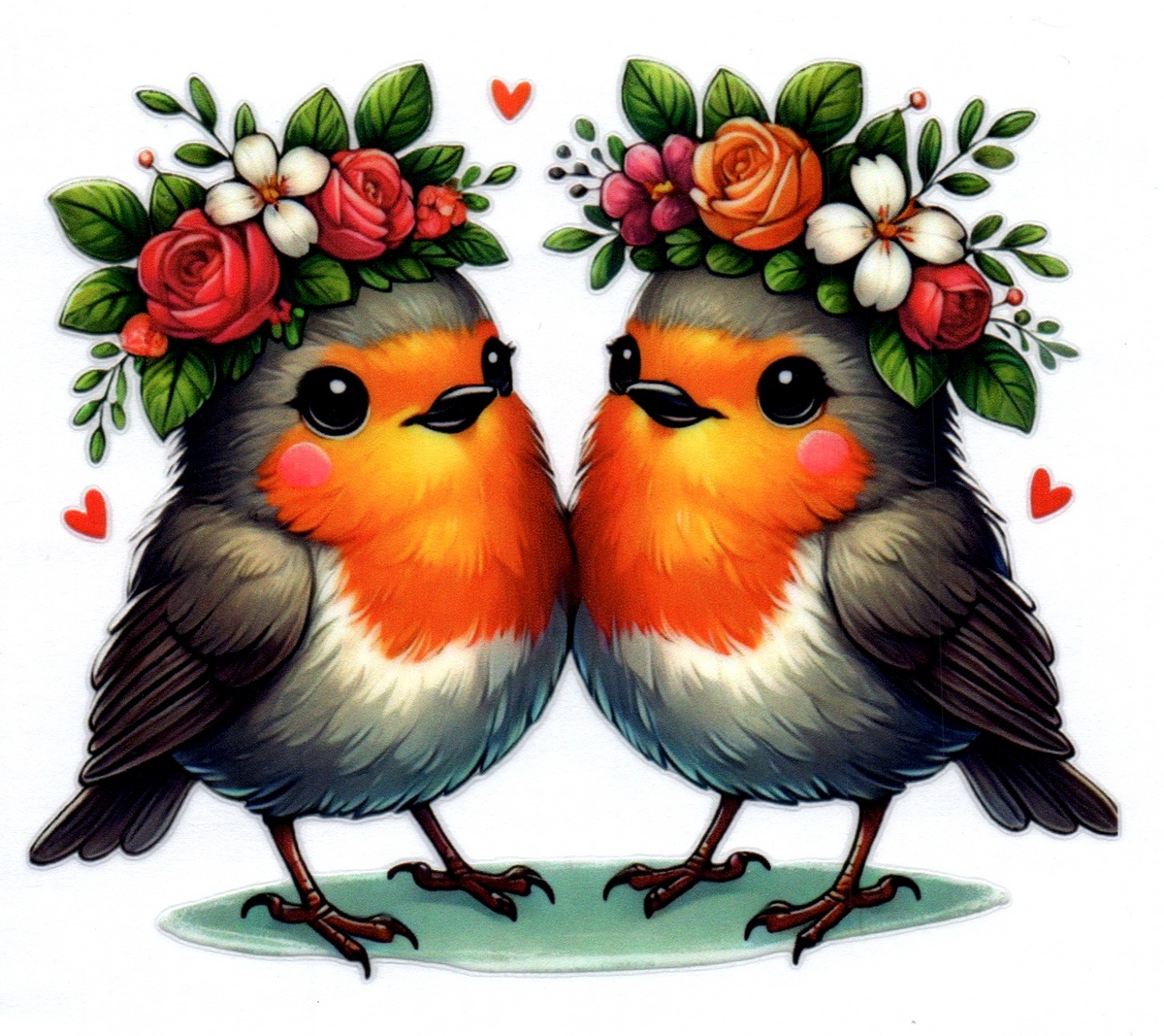 Love Birds Single Decal 84