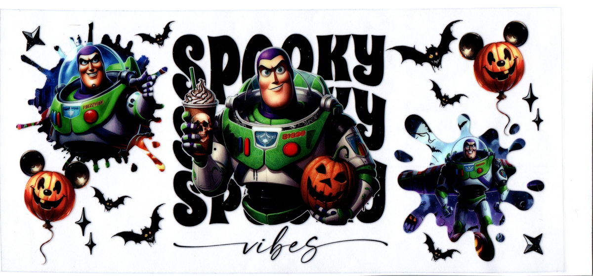 16oz Spooky vibes Rocket man Halloween 87