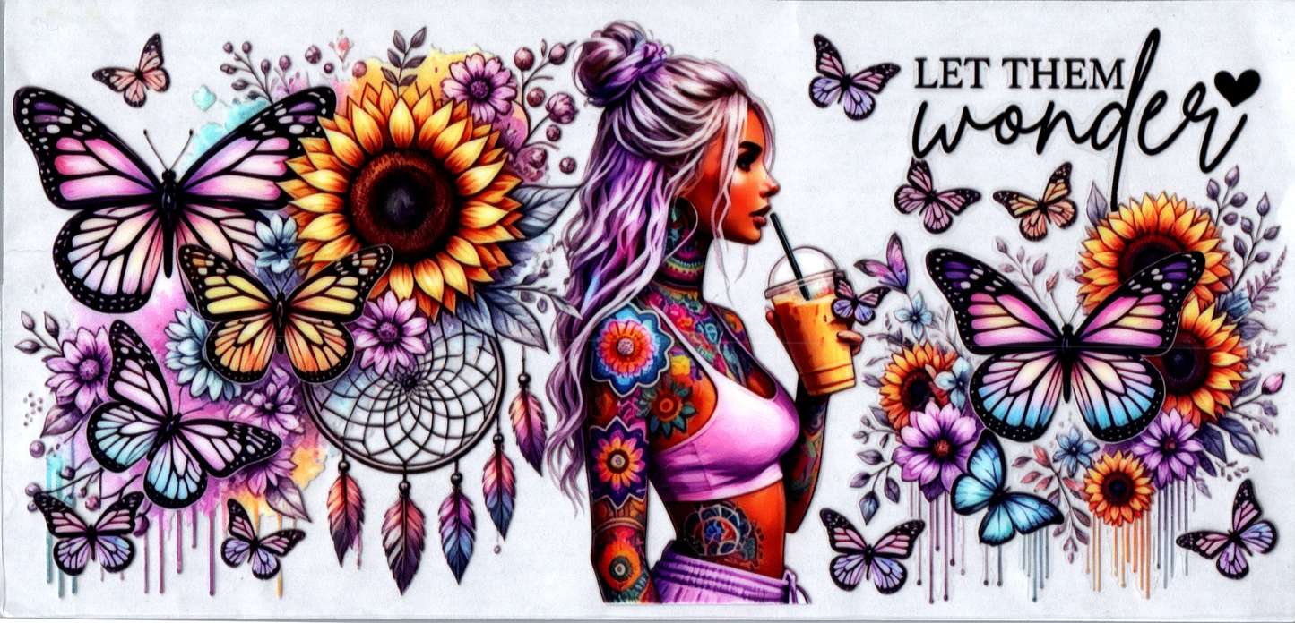16 oz Tattoo Girl 89