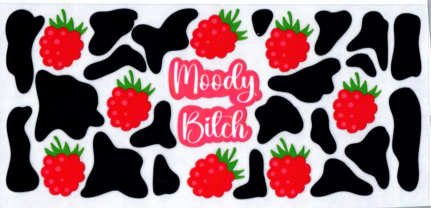 16 oz Moody Bitch w/berries 9