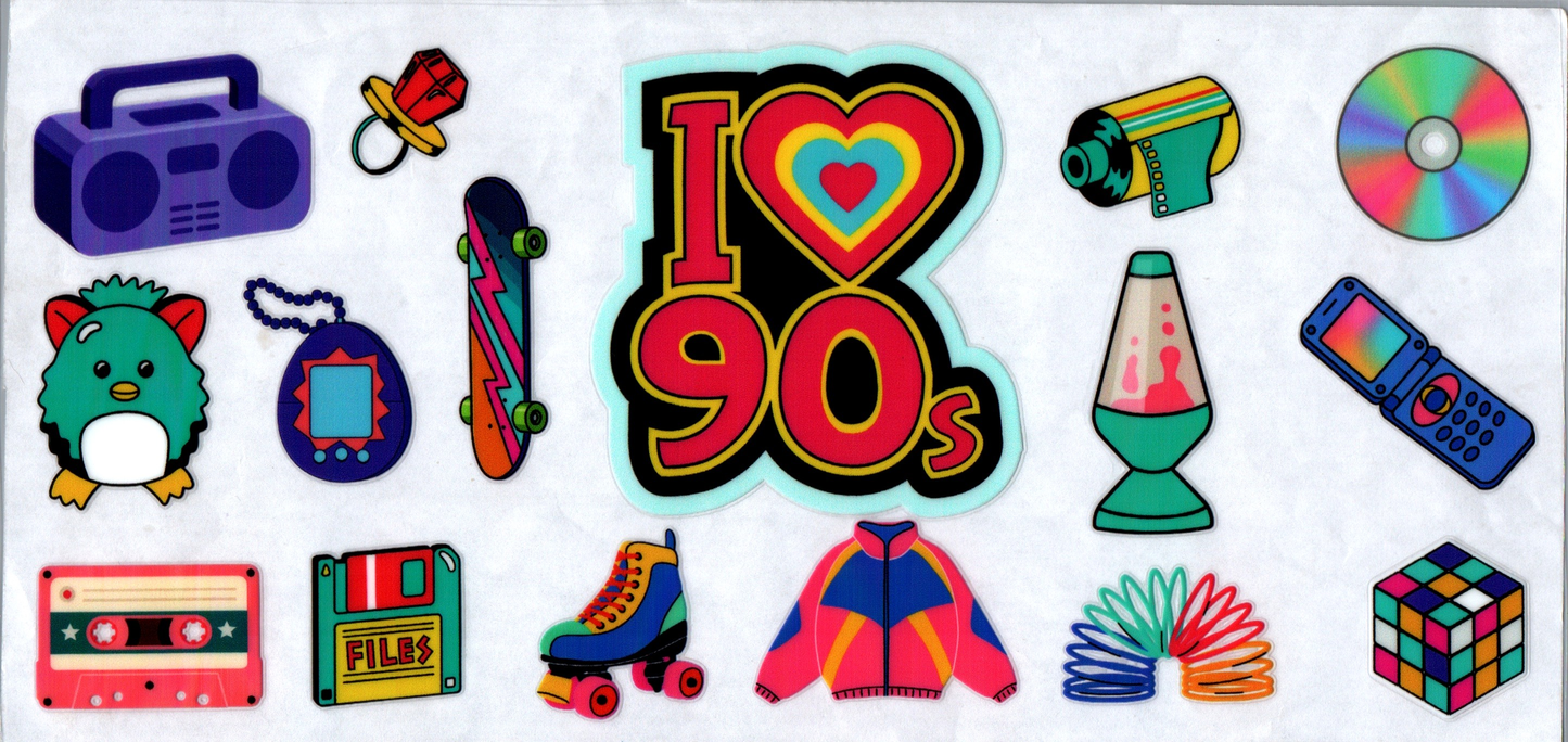 16 oz I love 90's 90