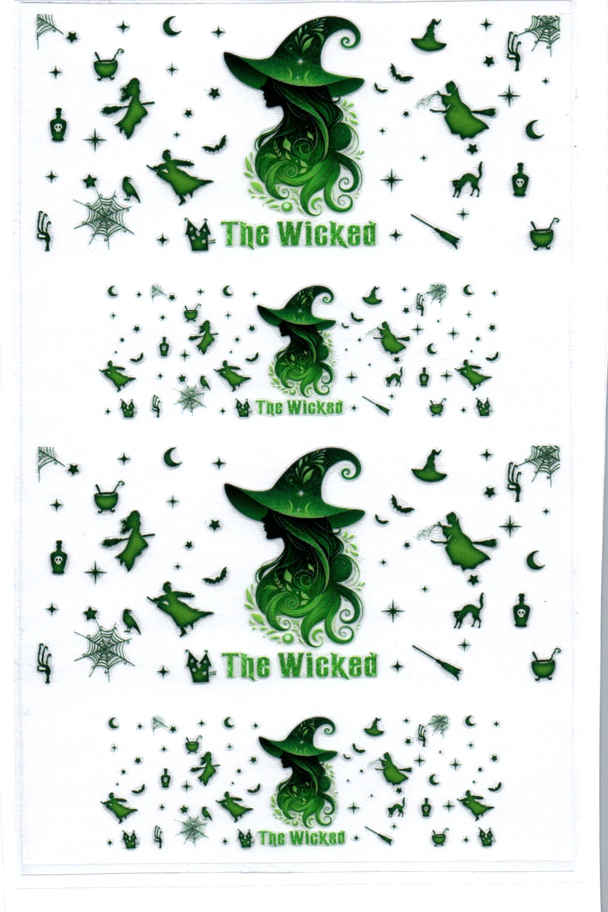 Green Witches Wicked Key Chain Wrap Double 90