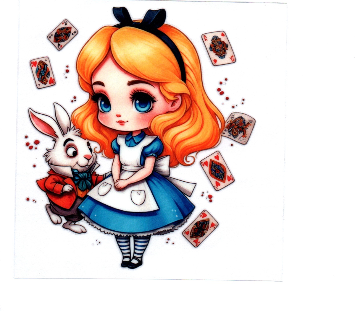little girl Alice DECALS 90