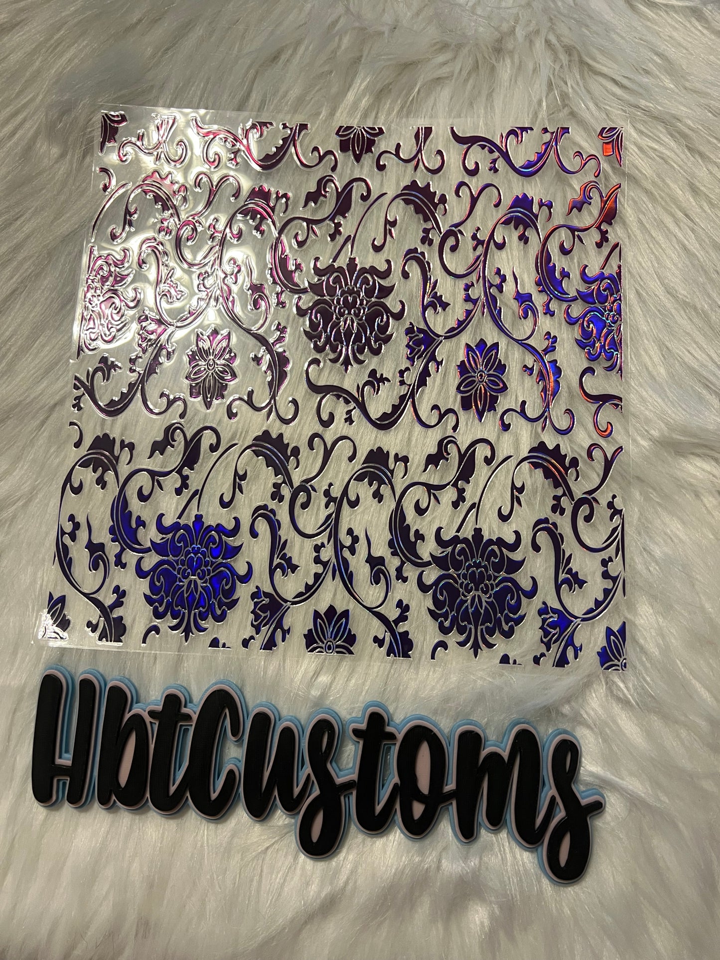 Purple/Pink 1 Holo Element 10 x 10