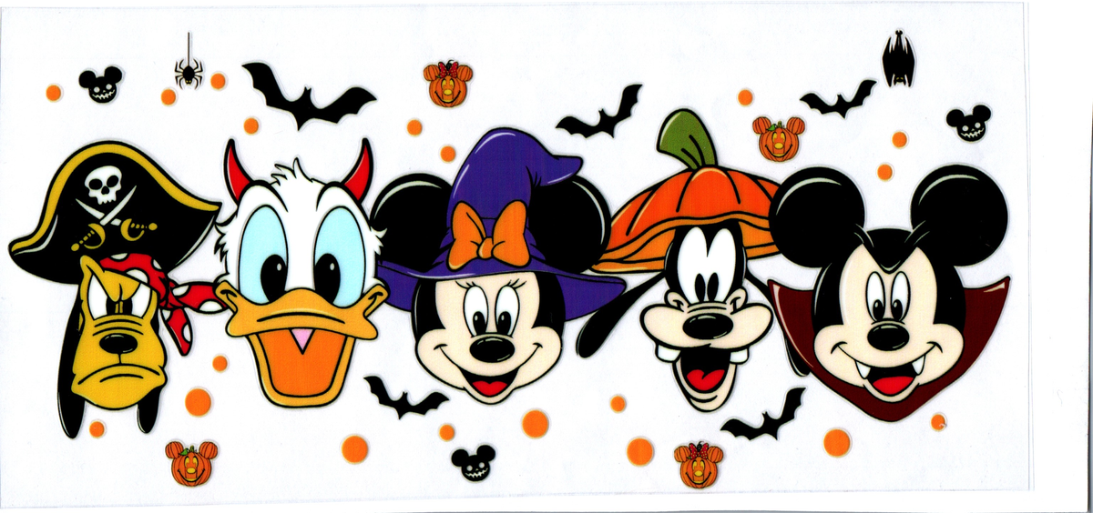 16oz Mousey and friends heads Halloween 91