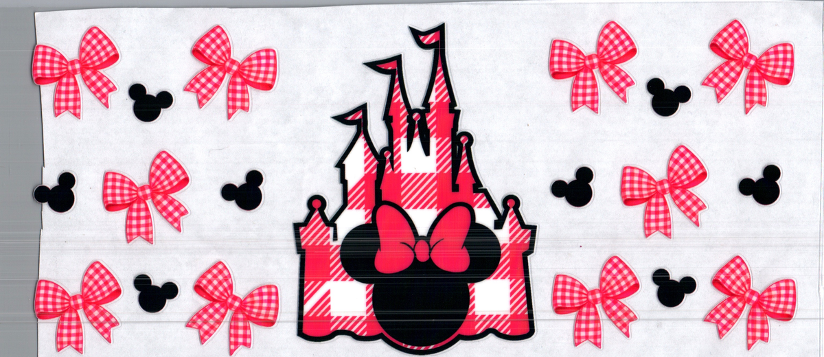 16oz Girl Mouse head and castle Pink 92