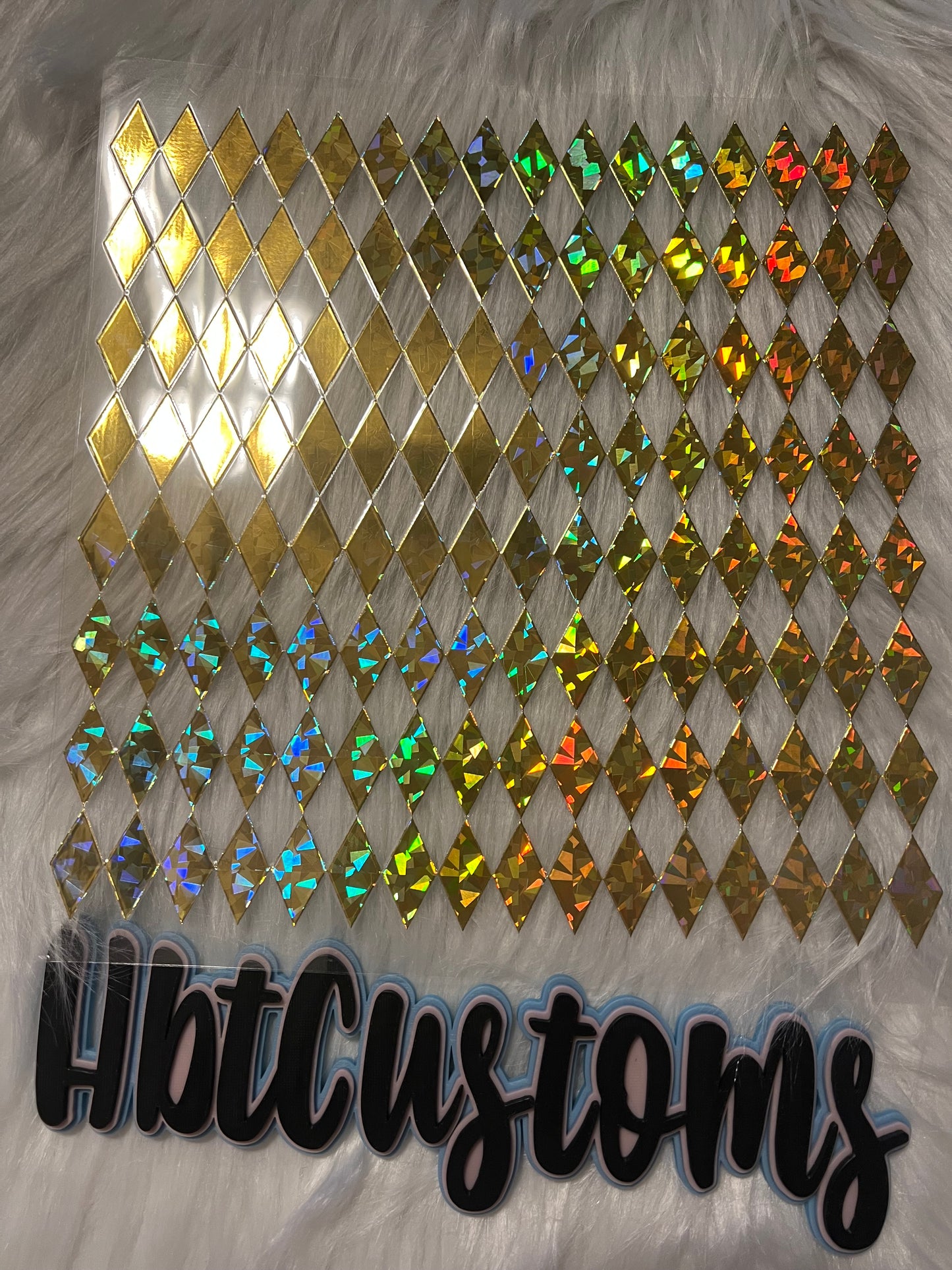 Gold Diamonds Holo Element 10 x 10