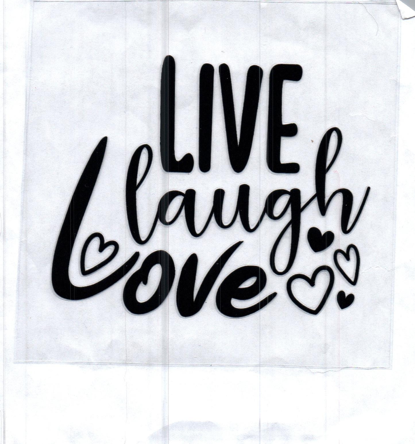Live Laugh Love Decal