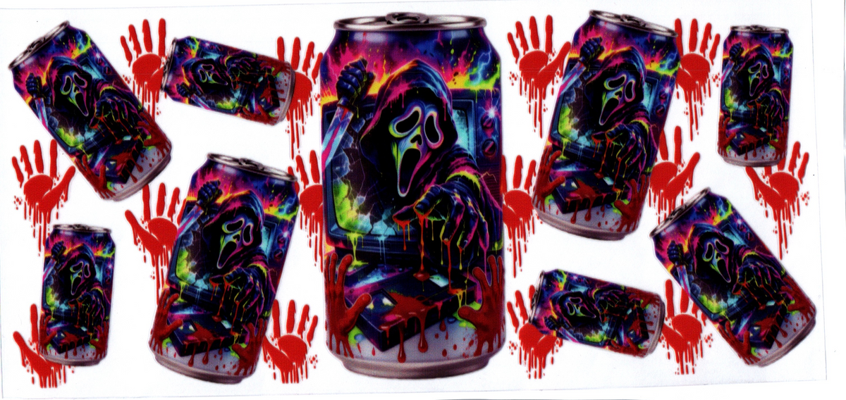 GHOSTFACE COLORFUL CANS 16 OZ