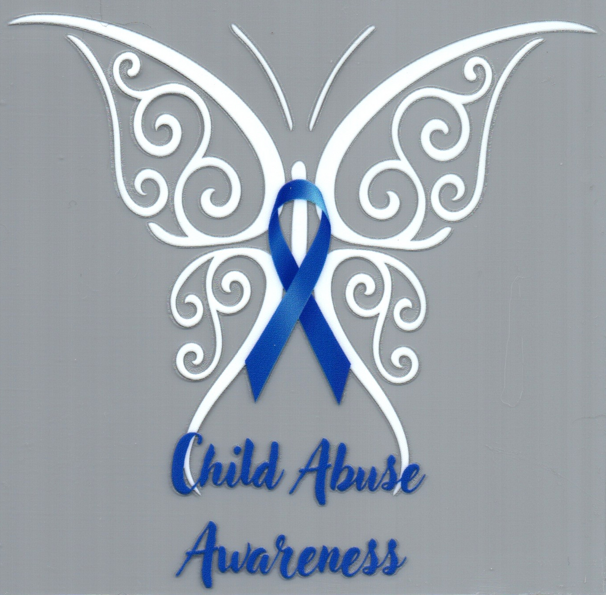 Child Abuse Awareness Single Decal 97