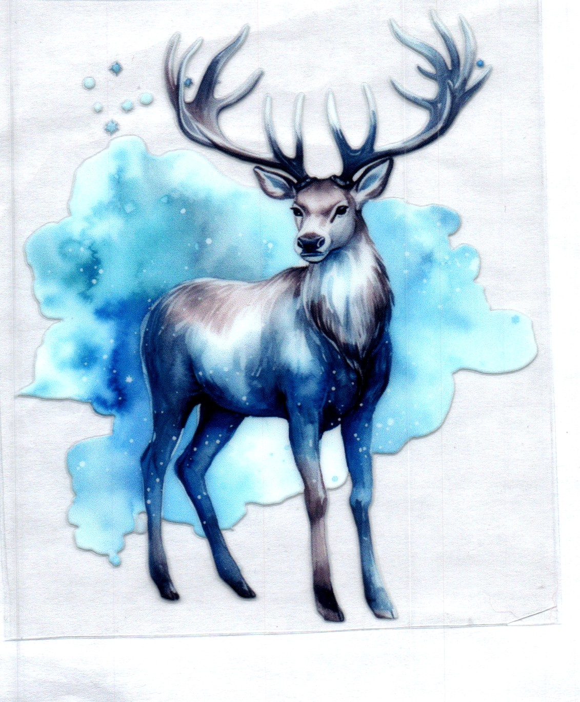 Winter Deer Animal Decal