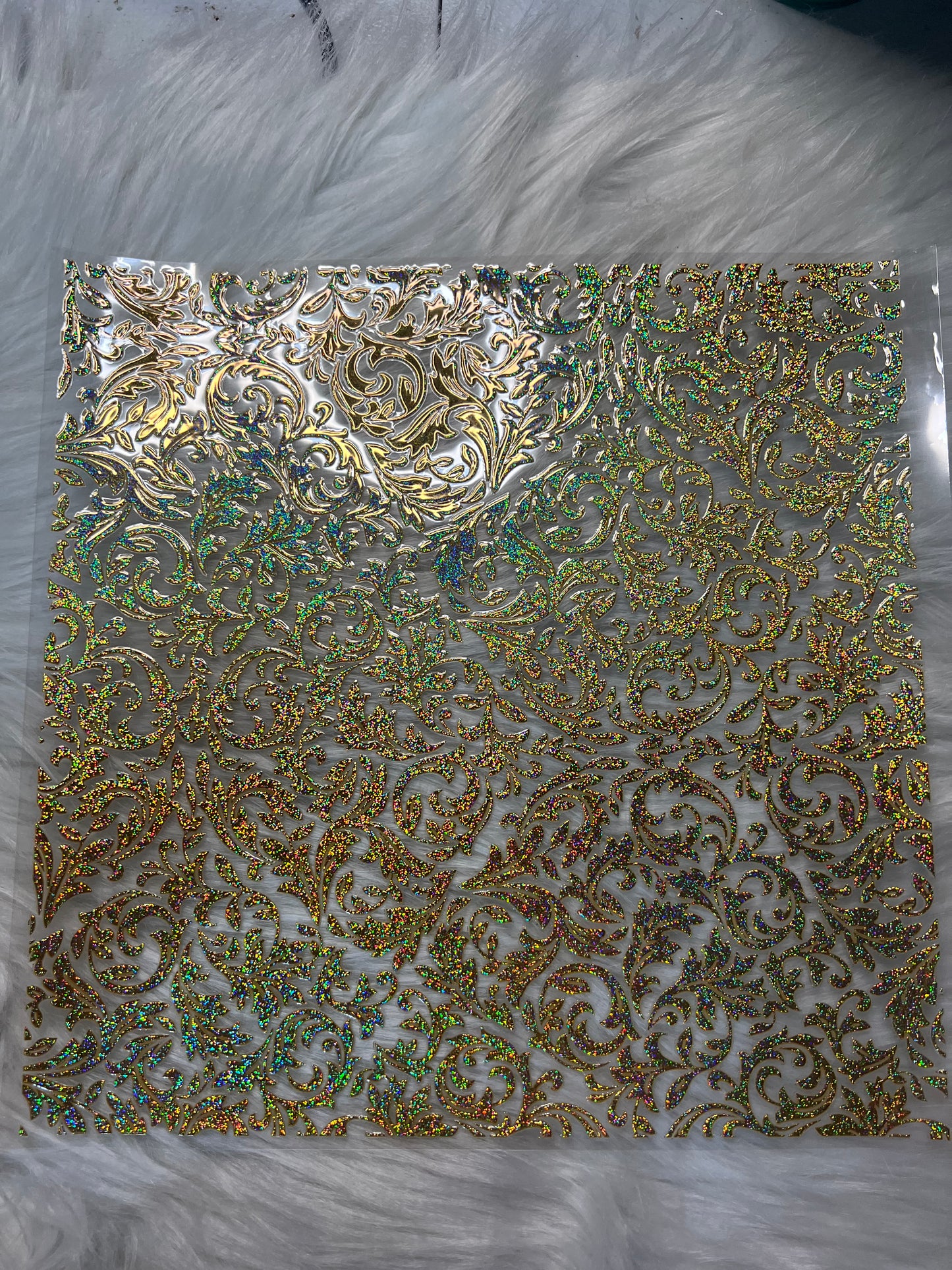 GoldMetallic Leaf Scroll Glitter Elements (Copy)