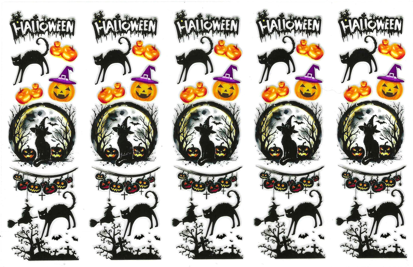 Black Cat Halloween Pen Wraps