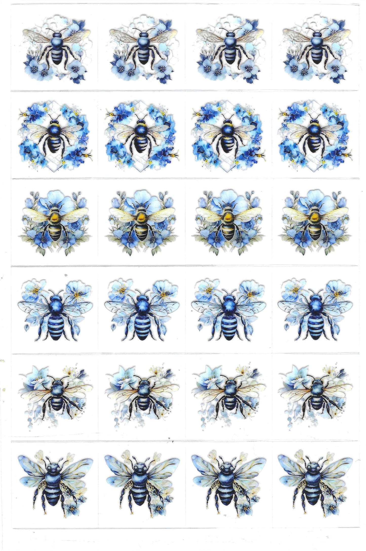 Blue Bee's Kiss Cut