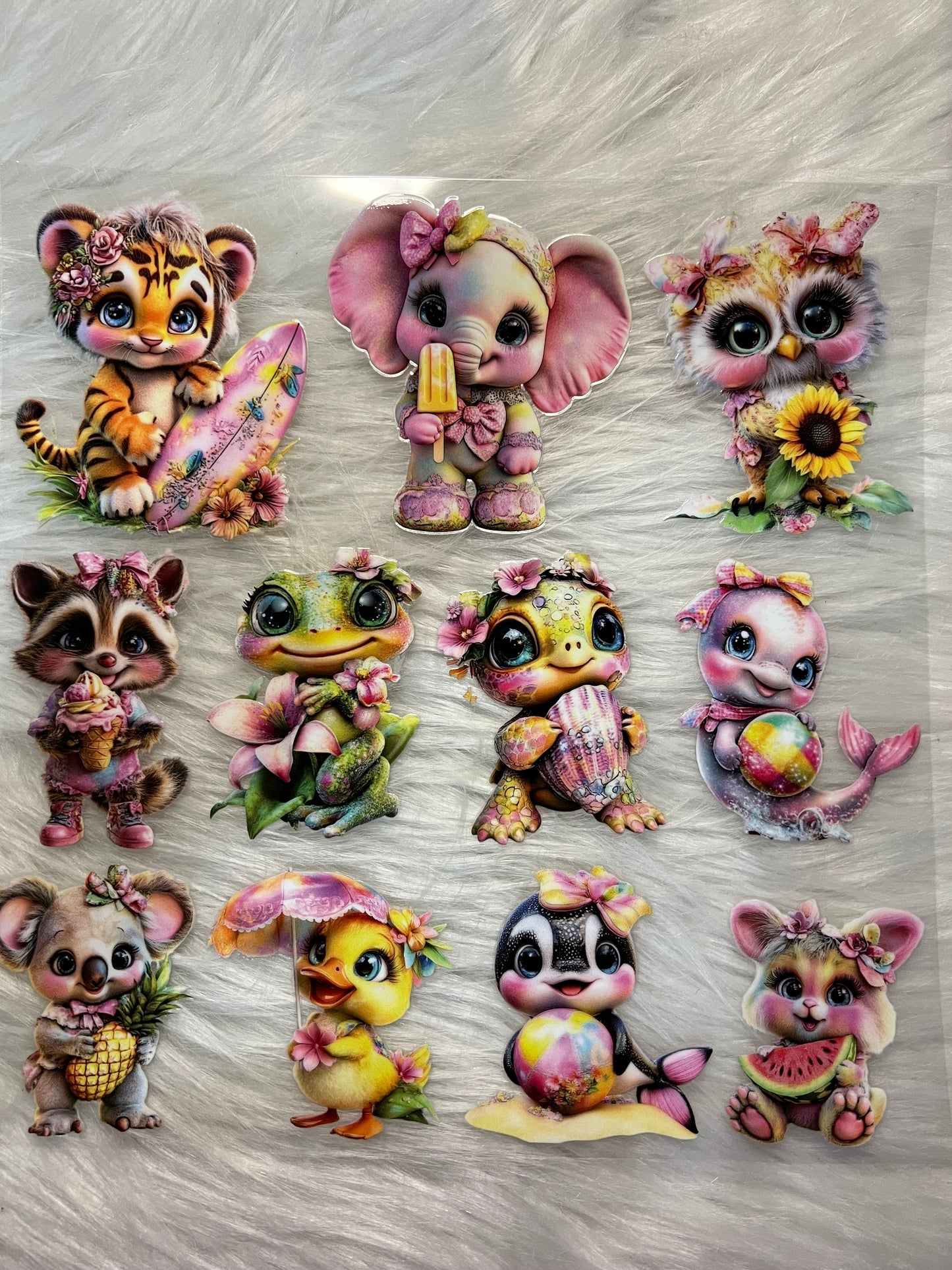 Pastel Animals Element