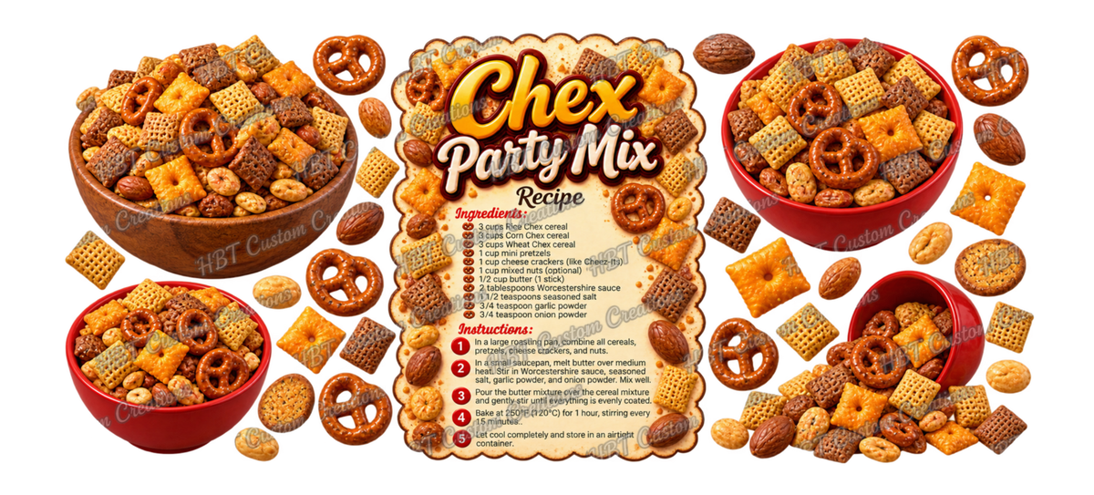RECIPE 16OZ Chex Party Mix POD