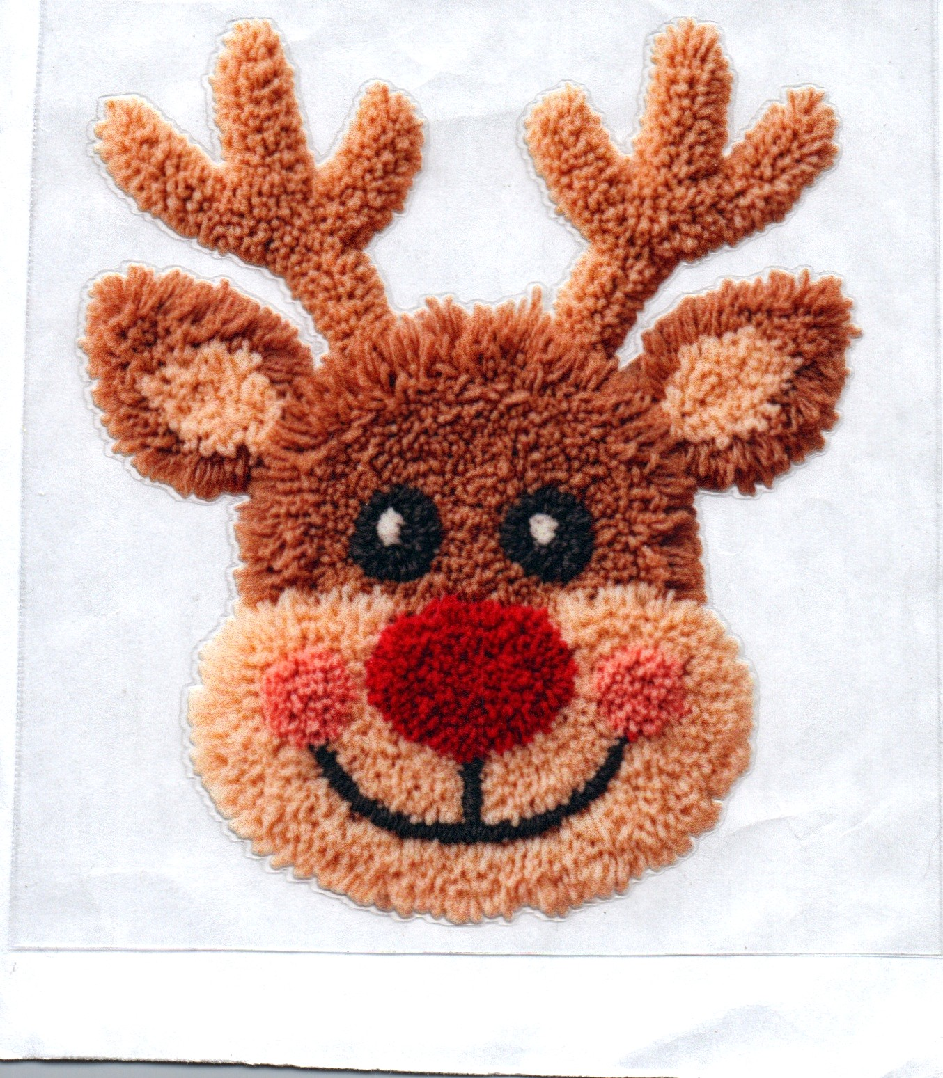 Reindeer Brown Christmas Decal