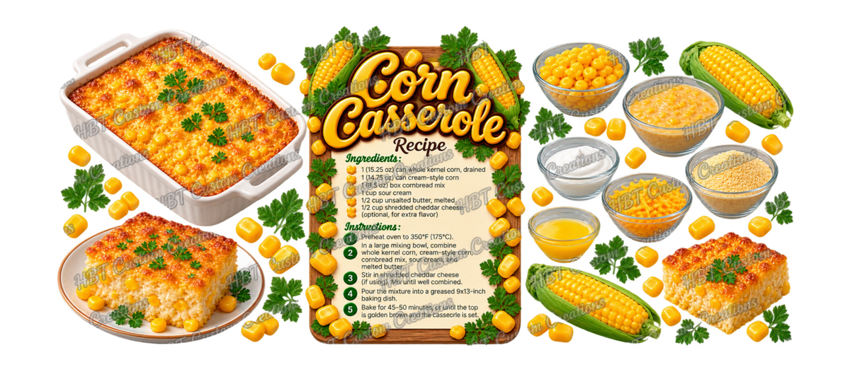 RECIPE 16OZ Corn Casserole POD