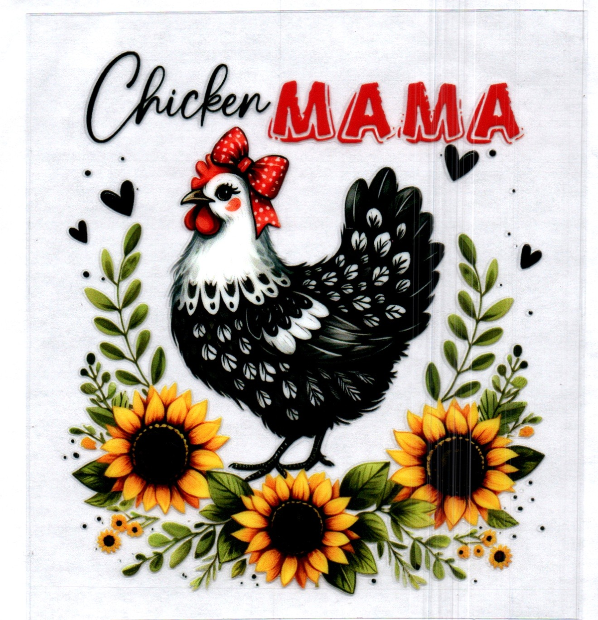 Chicken Mama Single Decal 141