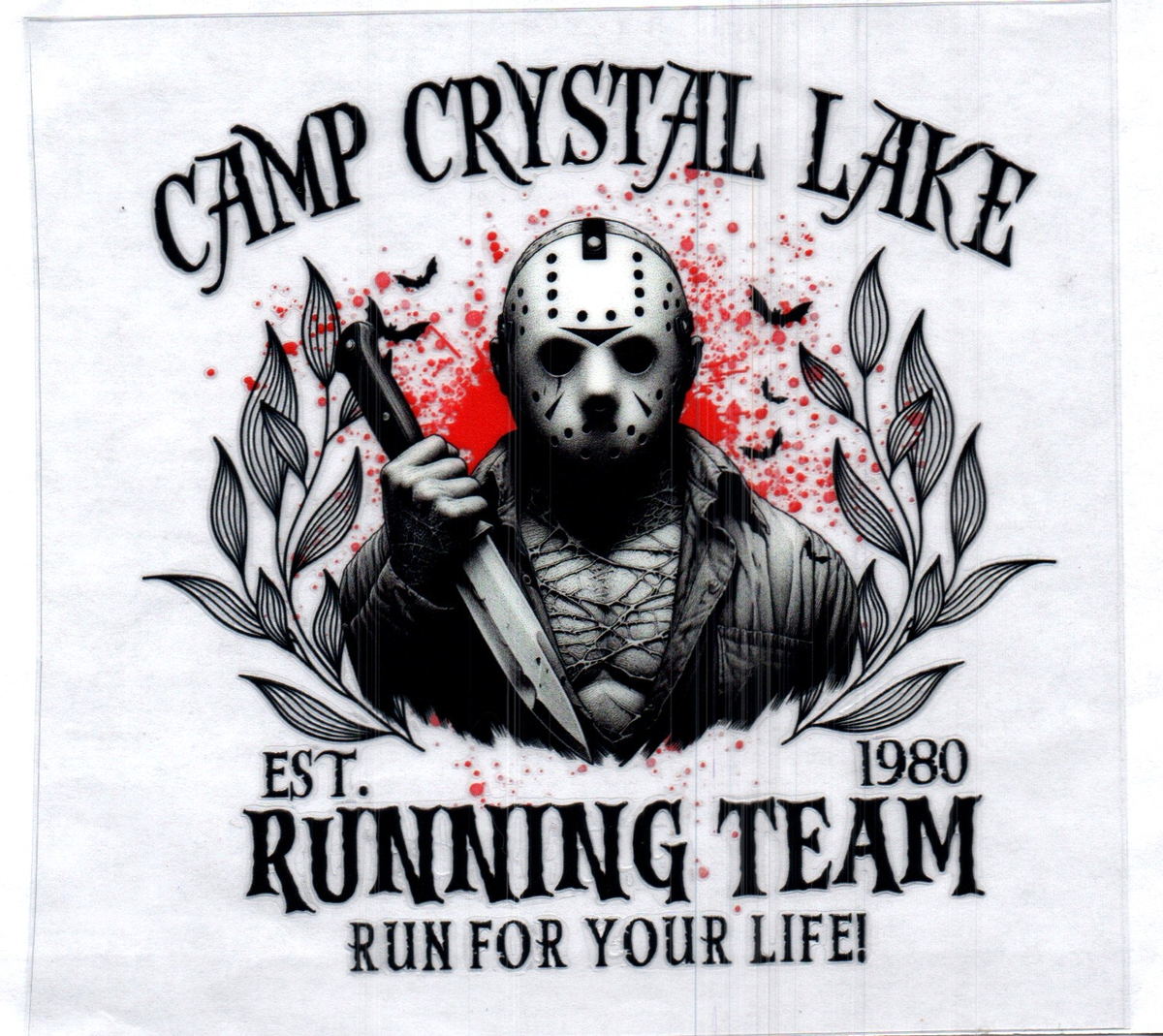 Camp Crystal Lake Est: 1980 Single Decal 179