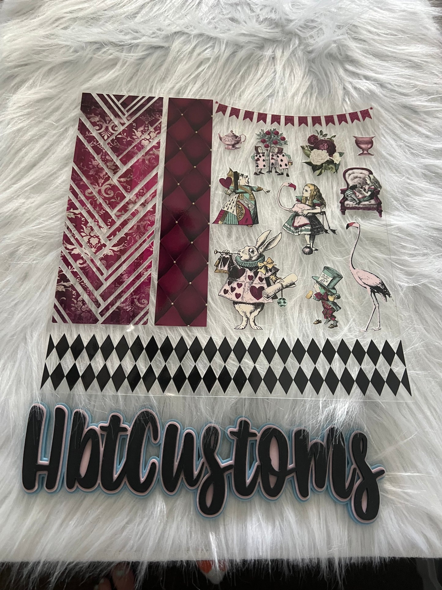 Fuchsia Alice Element 10 x 10