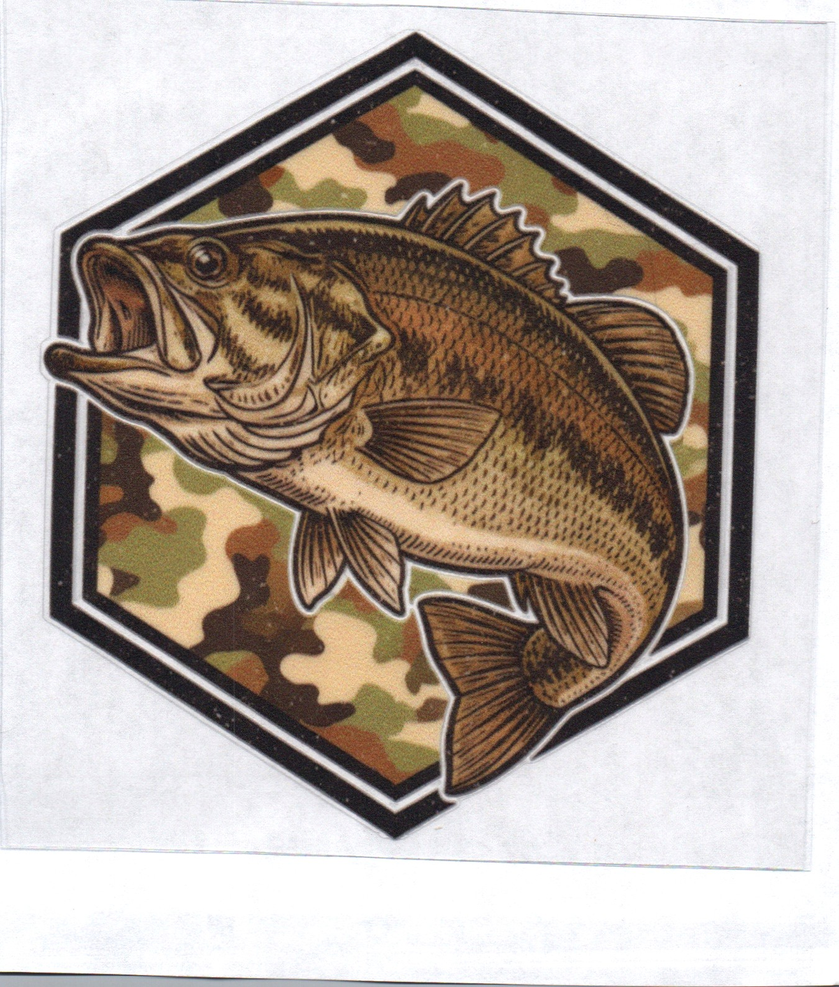 Bass 33 Single Decal