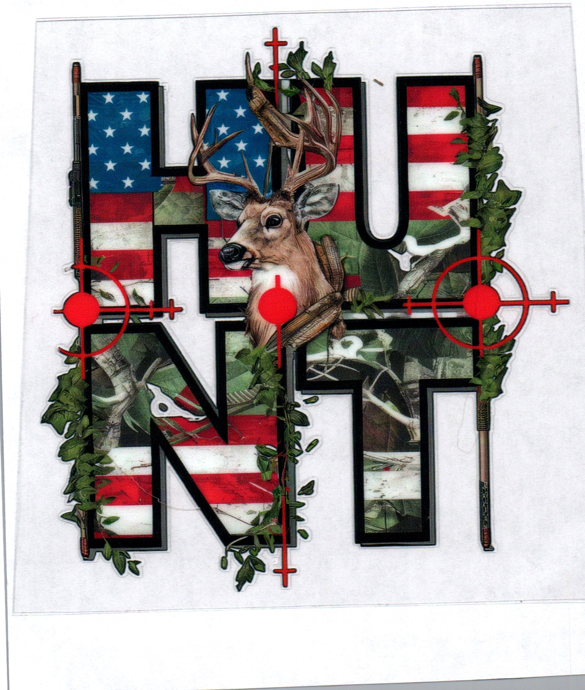 HUNT 5 Single Decal