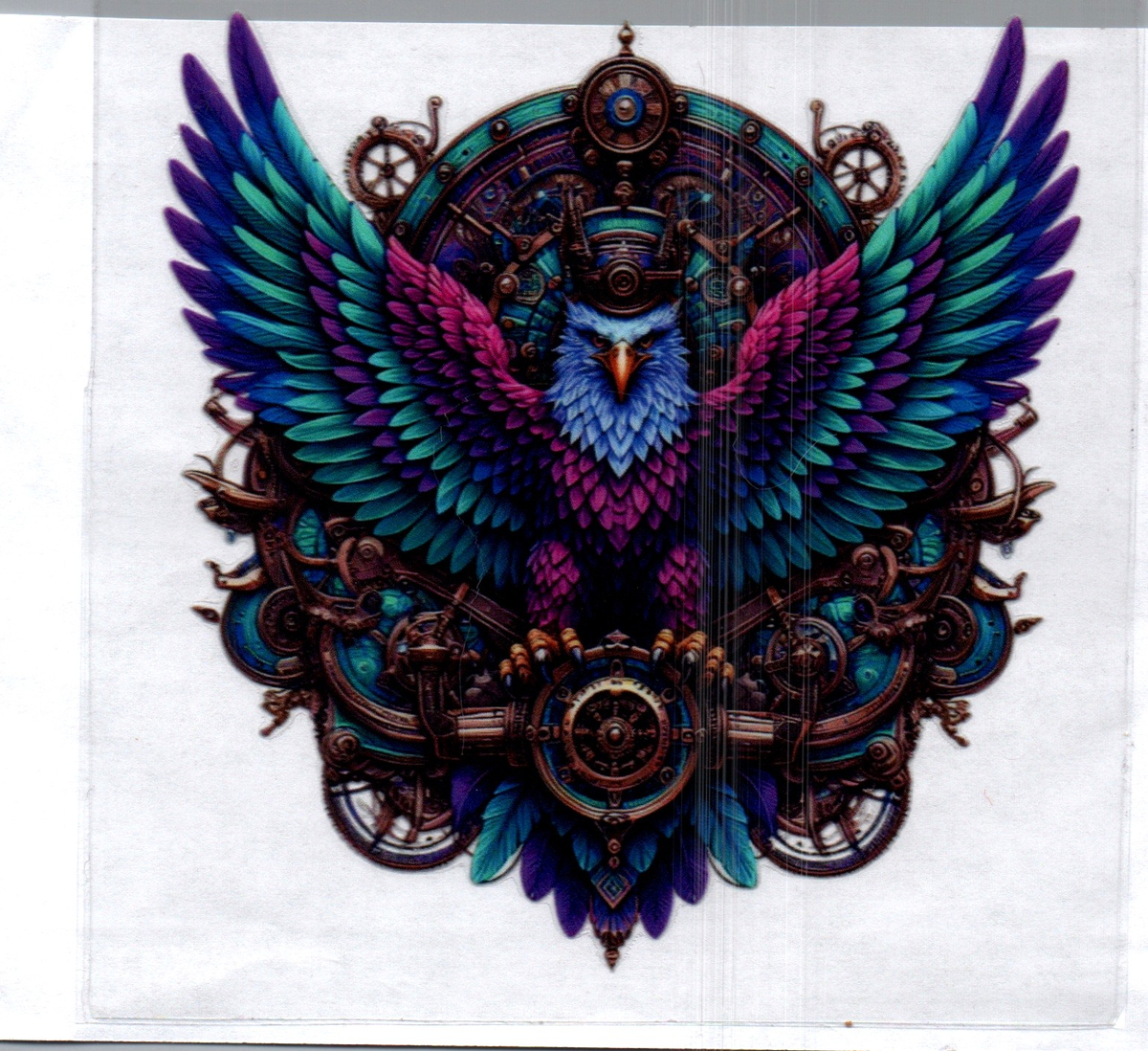 Steam punk Eagle 68 Single Decal