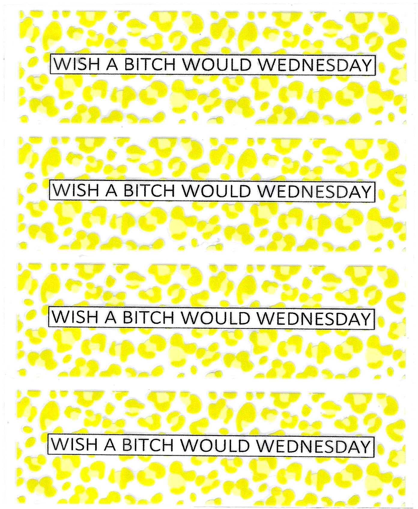Yellow WABW Wednesday Pen Wraps